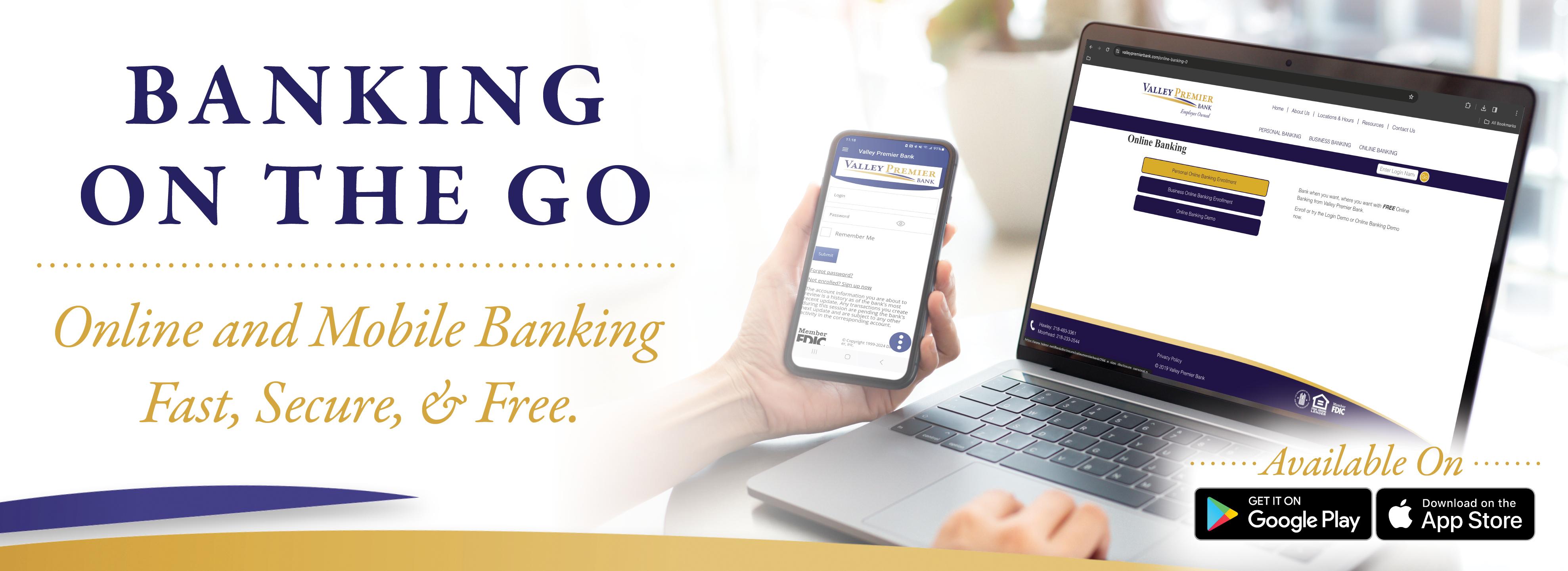 Mobile Online Banking Web Banner 2026
